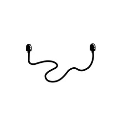 Earplugs icon in black