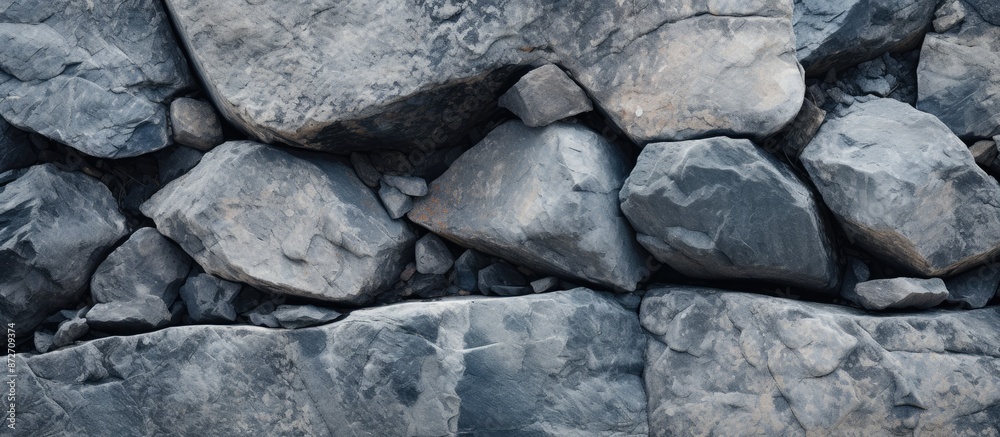 Poster detailed stone background in a closeup copy space image.