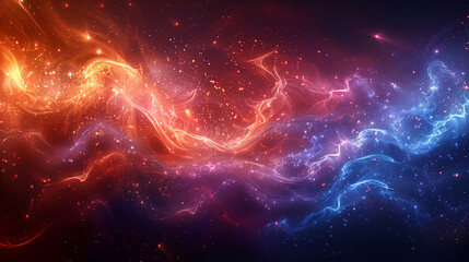 Fototapeta premium America Background, Fourth of July wallpaper, with USA flag, represent independence and patriotic, Stars and Stripes with liberty blend effect, stars and dreamy background