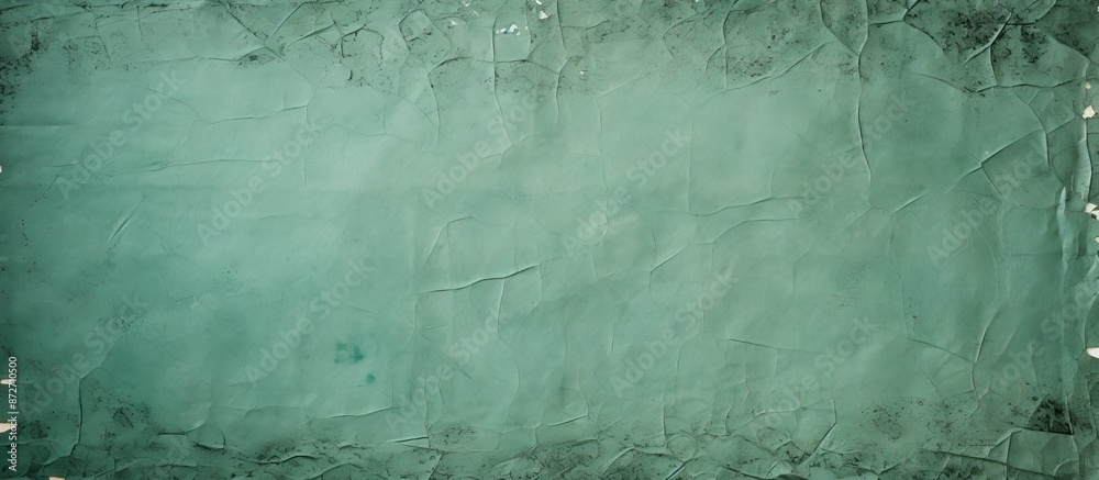 Poster Background of green with old torn paper texture for copy space image.