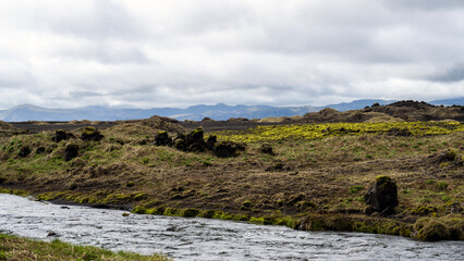 Fototapeta premium Landscape on south iceland in summer