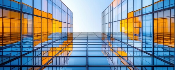 Obraz premium High-Rise Building Symbolizing Business Growth Expansion.