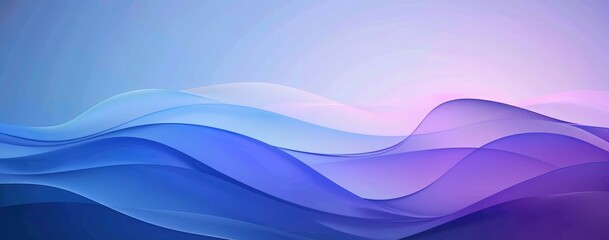 Fototapeta premium Abstract Blue and Purple Waves Background