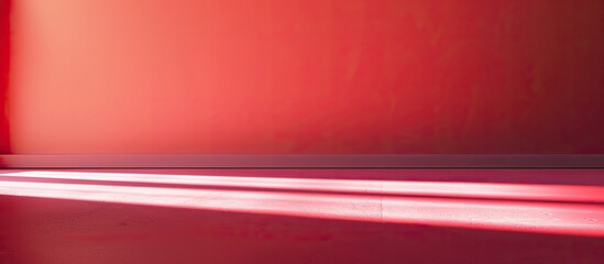 Horizontal composition with a red studio gradient background ideal for product placement or website, featuring ample copy space image.