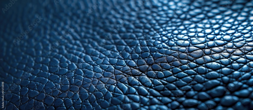 Aufkleber background with a textured blue leather appearance and ample copy space image.
