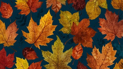 A poem inspired by a bouquet of vibrant autumn leaves  ai_generated