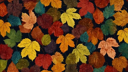 A poem inspired by a bouquet of vibrant autumn leaves  ai_generated