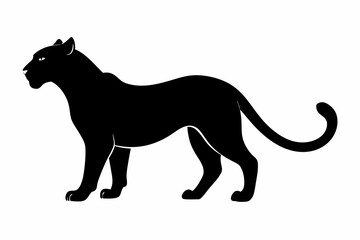 silhouette of a lion , cheetah vector illustration, cheetah silhouette, animal silhouette isolated vector Illustration, png, Funny cute cheetah, Jumping cartoon Pats