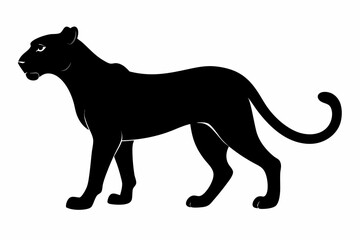 silhouette of a lion , cheetah vector illustration, cheetah silhouette, animal silhouette isolated vector Illustration, png, Funny cute cheetah, Jumping cartoon Pats