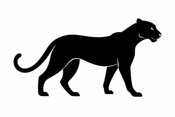 silhouette of a lion , cheetah vector illustration, cheetah silhouette, animal silhouette isolated vector Illustration, png, Funny cute cheetah, Jumping cartoon Pats