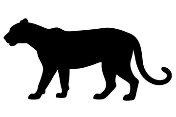 silhouette of a lion , cheetah vector illustration, cheetah silhouette, animal silhouette isolated vector Illustration, png, Funny cute cheetah, Jumping cartoon Pats