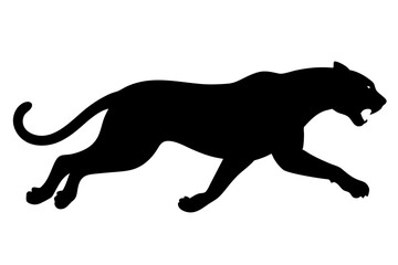 silhouette of a lion , cheetah vector illustration, cheetah silhouette, animal silhouette isolated vector Illustration, png, Funny cute cheetah, Jumping cartoon Pats