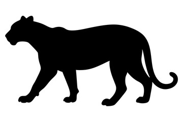 silhouette of a lion , cheetah vector illustration, cheetah silhouette, animal silhouette isolated vector Illustration, png, Funny cute cheetah, Jumping cartoon Pats