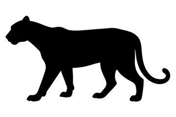 silhouette of a lion , cheetah vector illustration, cheetah silhouette, animal silhouette isolated vector Illustration, png, Funny cute cheetah, Jumping cartoon Pats