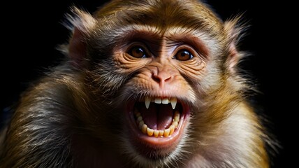 Fototapeta premium close up of a monkey