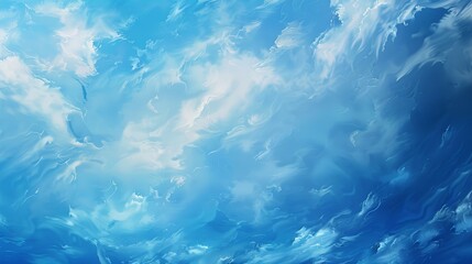 Obraz premium A blue sky with white clouds