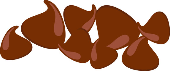 Chocolate Chips Illustration