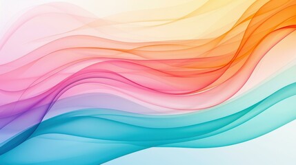 Vibrant abstract vector background with colorful waves for brochures, websites, flyers.