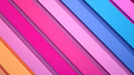 Obraz premium Vibrant abstract geometric shapes create a modern and colorful pattern background.