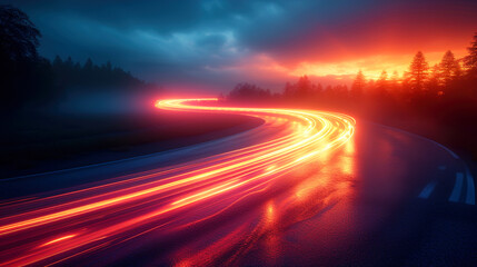 Colorful motion effect speed abstract technology background
