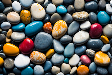 Colorful Pebble Collection