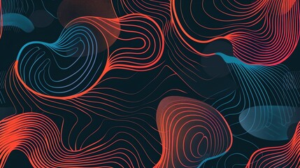 Debt settlement company pattern background with ai inspiration