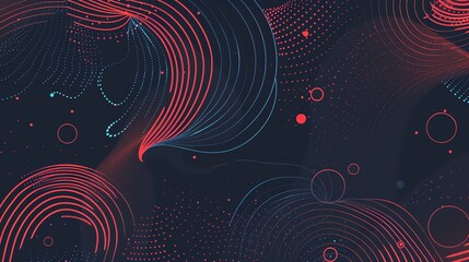 Futuristic pattern background for ai-powered debt settlement company