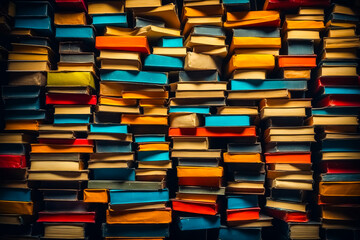 Fototapeta premium Stack of Books