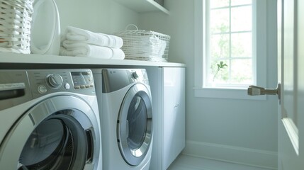Laundry Room with Modern Appliances