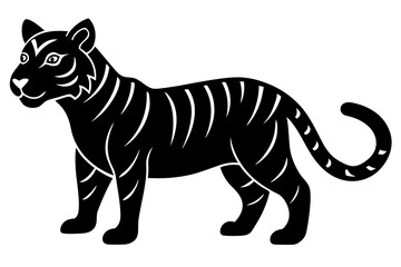 black panther vector , tiger vector illustration, goat silhouette, animal silhouette isolated vector Illustration, png, Funny cute lion, Jumping cartoon Pats