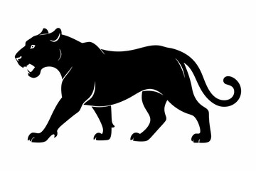 black panther vector , tiger vector illustration, goat silhouette, animal silhouette isolated vector Illustration, png, Funny cute lion, Jumping cartoon Pats