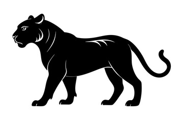 black panther vector , tiger vector illustration, goat silhouette, animal silhouette isolated vector Illustration, png, Funny cute lion, Jumping cartoon Pats