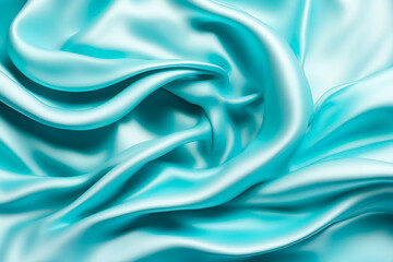 Obraz premium Abstract Blue Silk Fabric Background