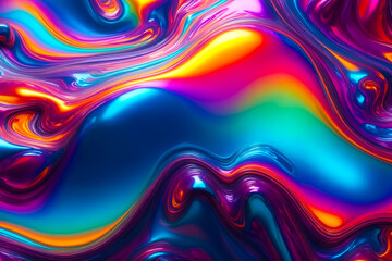 Abstract Swirls of Color