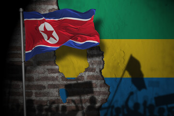 Relations between gabon and north korea