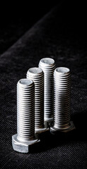 tornillos de cabeza hexagonal acero inoxidable para tuercas 