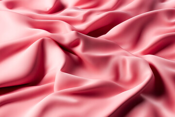 Obraz premium Abstract Pink Draped Fabric Background