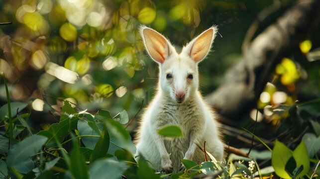 White wallaby