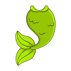 Cartoon character. Isolated on white background. Design element. Template for your design, books, stickers, cards. Vector illustration.