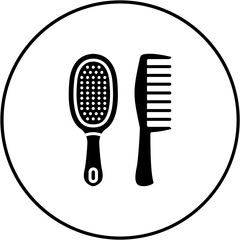 Hair brushes Icon