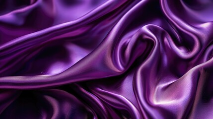 Obraz premium Purple silk background close up