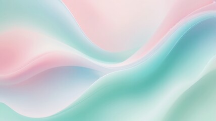 Fototapeta premium abstract blur background using soft pastel colors like light pink, baby blue, and mint green