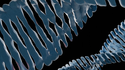 Fototapeta premium Organic Abstract Human DNA Background