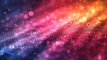 Obraz premium Abstract Pink and Orange Bokeh