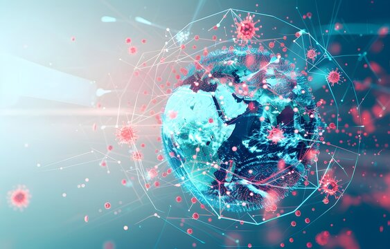 Global Pandemic Connection: Earth & Virus