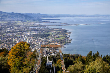 blick vom pfänder auf den bodensee