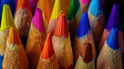 Obraz premium Multicolored pencils