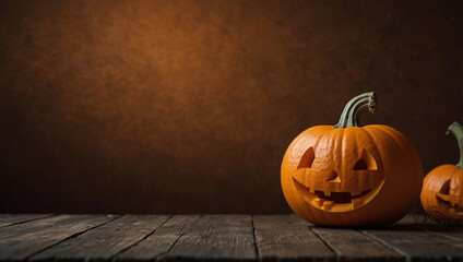 Halloween celebration holiday pumpkins advertising banner poster halloween skittish scary night house