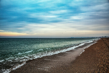 Sea, seashore  - Europe, Romania, Constanta region