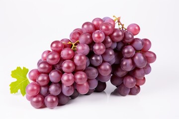 Single grape isolated on a clean white background for optimal search result relevance